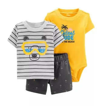 Baby Clothing Set "european And American Style Fleece Cotton Boy Jumpsuit Newborn Top Quality 3pcs Rompers Summer Kids 2019 Hot
Baby Clothing Set "european And American Style Fleece Cotton Boy Jumpsuit Newborn Top Quality 3pcs Rompers Summer Kids 2019 Hot