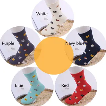 Lady Socks Spring Autumn Breathable Cute Animal kitten Art In The Tube Cotton Women Girls Casual Soft Funny Socks
Lady Socks Spring Autumn Breathable Cute Animal kitten Art In The Tube Cotton Women Girls Casual Soft Funny Socks