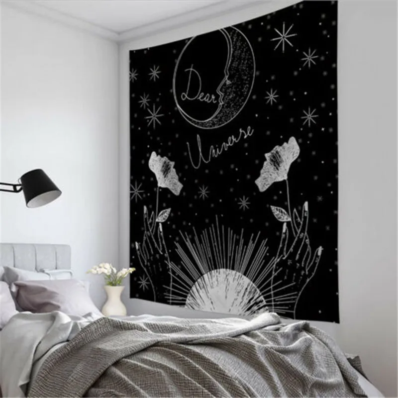1pcs Tarot Hanging Tapestries Sun Star Moon Tapestry Hippie Wall Hanging Blanket Wall Carpet Yoga Mat Home Decor
1pcs Tarot Hanging Tapestries Sun Star Moon Tapestry Hippie Wall Hanging Blanket Wall Carpet Yoga Mat Home Decor