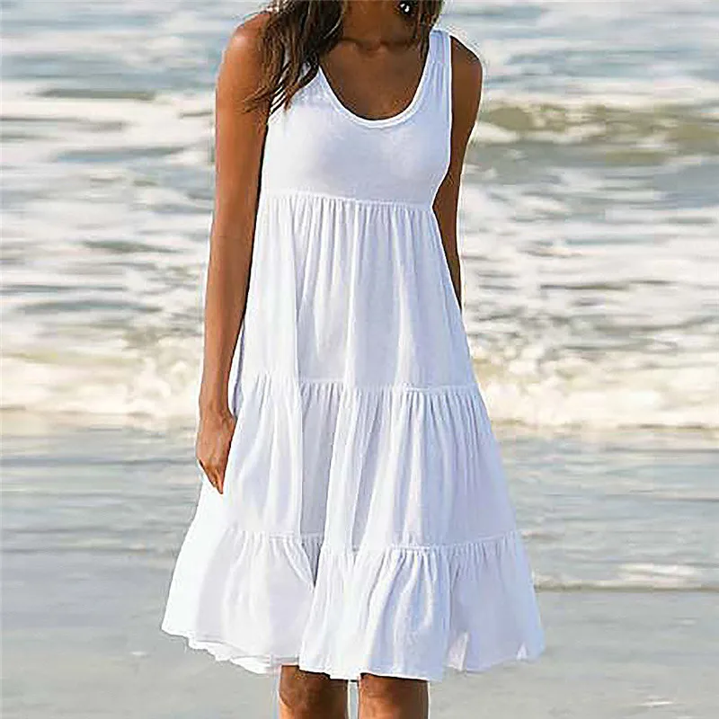 2019 New Women Bohemian Sleeveless Boho Long Maxi Dress Summer Solid Sleeveless Beach Dress Spring Summer Dress 2019 617
2019 New Women Bohemian Sleeveless Boho Long Maxi Dress Summer Solid Sleeveless Beach Dress Spring Summer Dress 2019 617