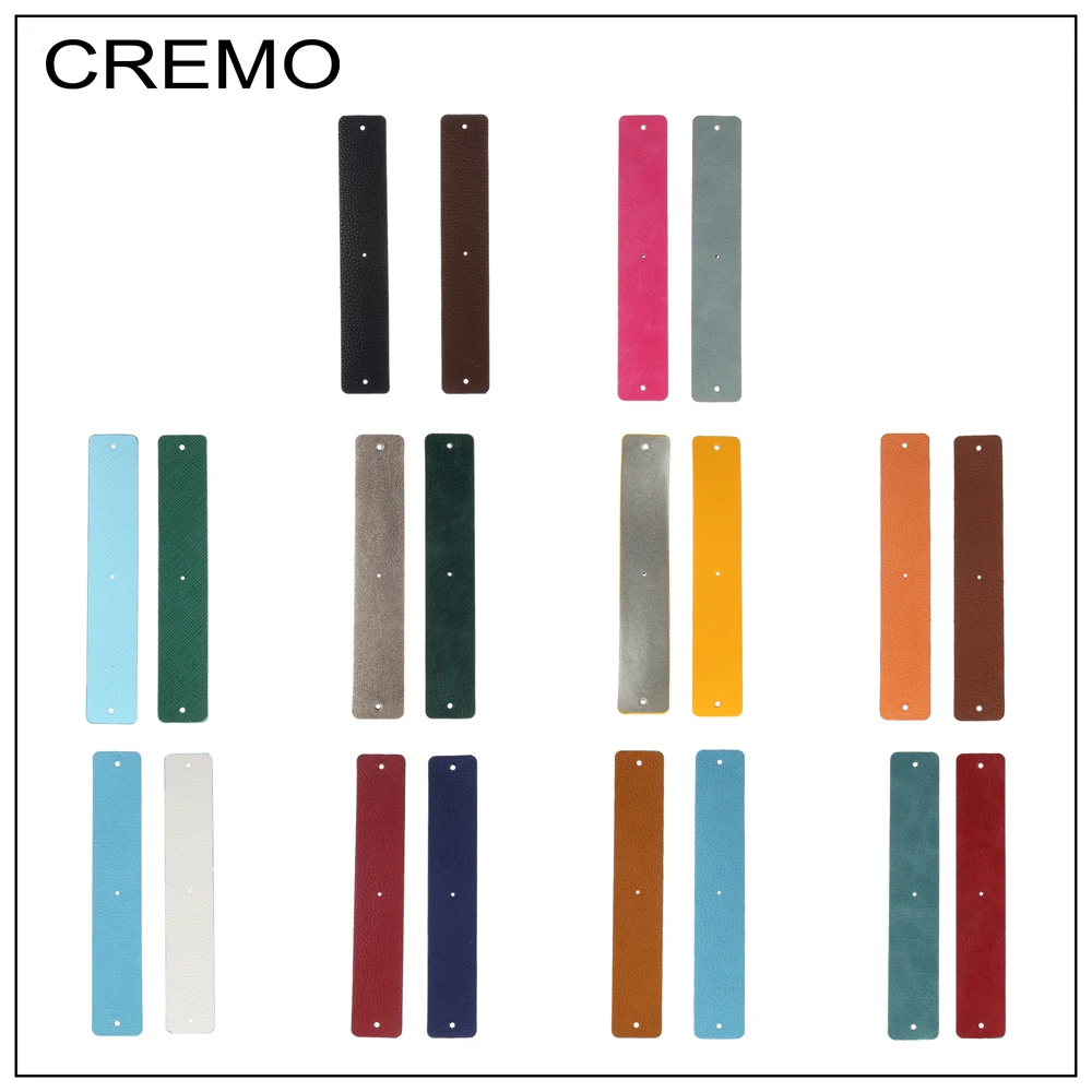 Cremo 1/шт 25 мм кожаный ремешок Реверсивный Кожаный аксессуар из нержавеющей стали