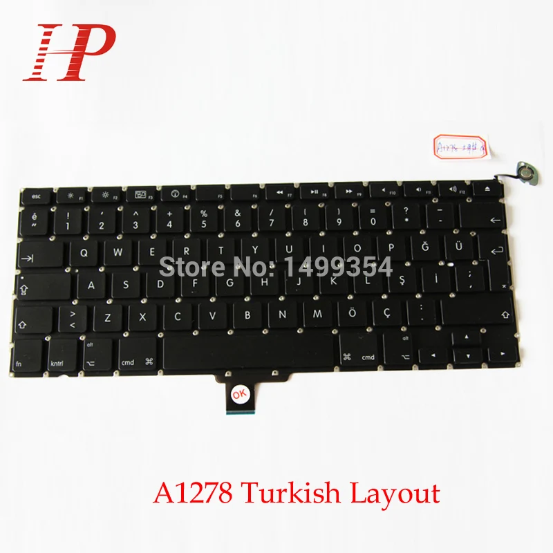 New A1278 Turkish Turkey Keyboard For Apple Macbook Pro 13'' A1278 Keyboard Turkish Standard 2009-2012
New A1278 Turkish Turkey Keyboard For Apple Macbook Pro 13'' A1278 Keyboard Turkish Standard 2009-2012