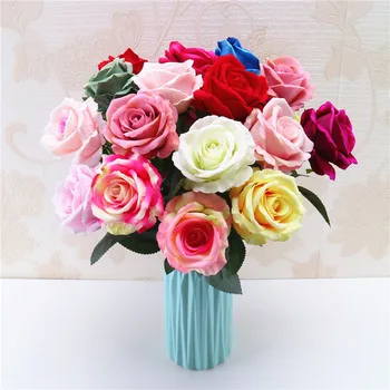 New Velvet Rose Floral Bouquet Fake Flower Arrange Table Daisy Wedding Flowers Decor Party accessory Flores
New Velvet Rose Floral Bouquet Fake Flower Arrange Table Daisy Wedding Flowers Decor Party accessory Flores