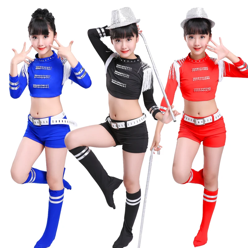 Children Tassel Jazz Dance Costumes 3 Color Girl Hip-hop Jazz Stage Dancewear for Kids
Children Tassel Jazz Dance Costumes 3 Color Girl Hip-hop Jazz Stage Dancewear for Kids