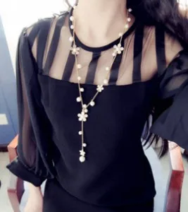 Korean version of the new fashion exquisite romantic flower tassel long paragraph sweater chain jewelry wholesale
Korean version of the new fashion exquisite romantic flower tassel long paragraph sweater chain jewelry wholesale