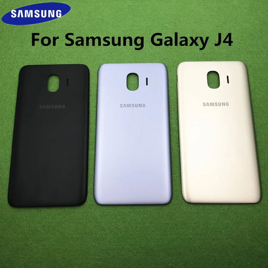 Оригинальные чехлы для телефонов Samsung Galaxy J4 2018 J400 J400F J400G J400DS задняя крышка батареи
