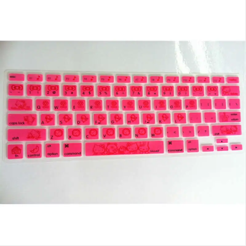 (10pcs) Ultra-thin Cute Dark Pink Hello Kitty Silicone Keyboard Cover Skin Protector for for Apple MacBook Air Pro 13 15 17
(10pcs) Ultra-thin Cute Dark Pink Hello Kitty Silicone Keyboard Cover Skin Protector for for Apple MacBook Air Pro 13 15 17