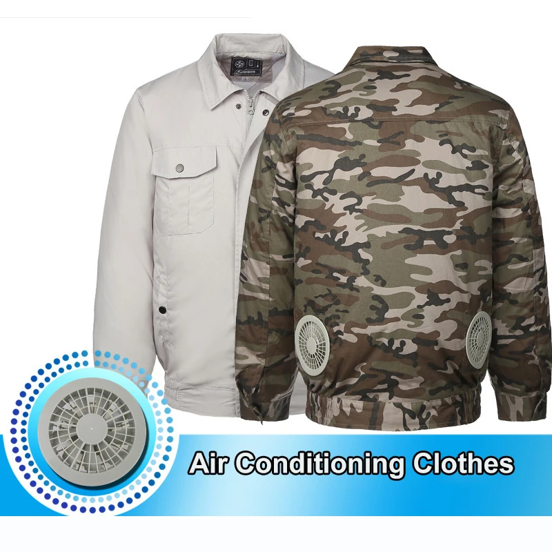 Air Conditioning Clothes Cooling Conditioned Fan Jacket For Outdoor High Temperature Cooling Jackets Working Fishing Hunting
Air Conditioning Clothes Cooling Conditioned Fan Jacket For Outdoor High Temperature Cooling Jackets Working Fishing Hunting