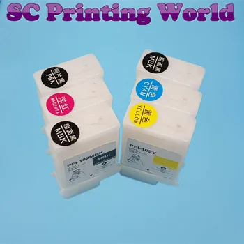 PFI 102 Refillable Ink Cartridge for Canon IPF500 IPF510 IPF600 IPF610 IPF700 IPF710 IPF605 Refill Ink Cartridge Tank 130ML
PFI 102 Refillable Ink Cartridge for Canon IPF500 IPF510 IPF600 IPF610 IPF700 IPF710 IPF605 Refill Ink Cartridge Tank 130ML