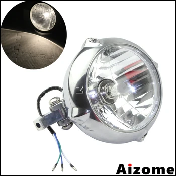 Chrome Motorcycle 6.5" Headlight For Cruiser Chopper Cafe Racer Bobber Custom H4 Headlamp
Chrome Motorcycle 6.5" Headlight For Cruiser Chopper Cafe Racer Bobber Custom H4 Headlamp