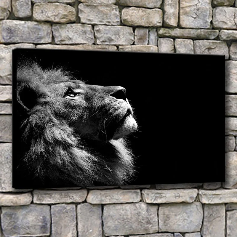Modern Canvas Painting Home Decor 1 Piece Roaring Lion Poster Prints Black And White Animals Pictures Living Room Wall Art Frame
Modern Canvas Painting Home Decor 1 Piece Roaring Lion Poster Prints Black And White Animals Pictures Living Room Wall Art Frame