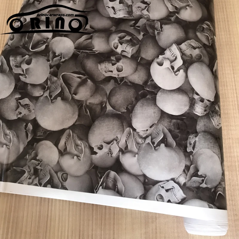 Skull Car Sticker Vinyl Film-5