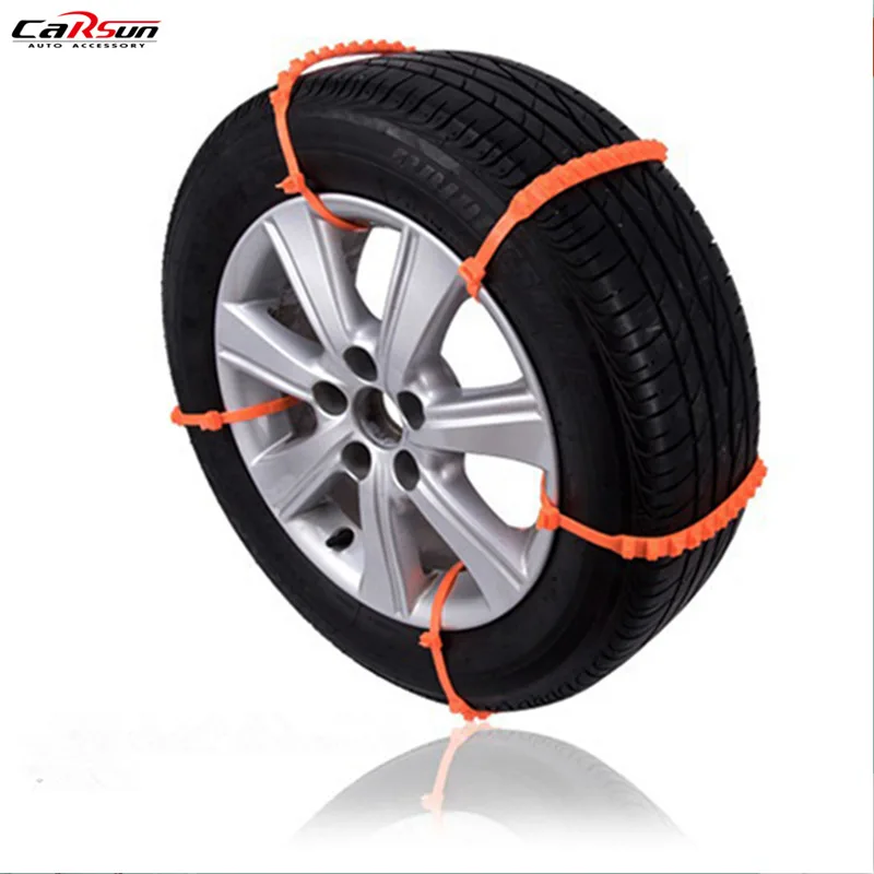 CARSUN 5Pcs/Lot Car Styling Winter Anti-skid Chains For Car Snow Wheel Tyre Thickened Tire Tendon Snow Chains For All The Cars
CARSUN 5Pcs/Lot Car Styling Winter Anti-skid Chains For Car Snow Wheel Tyre Thickened Tire Tendon Snow Chains For All The Cars