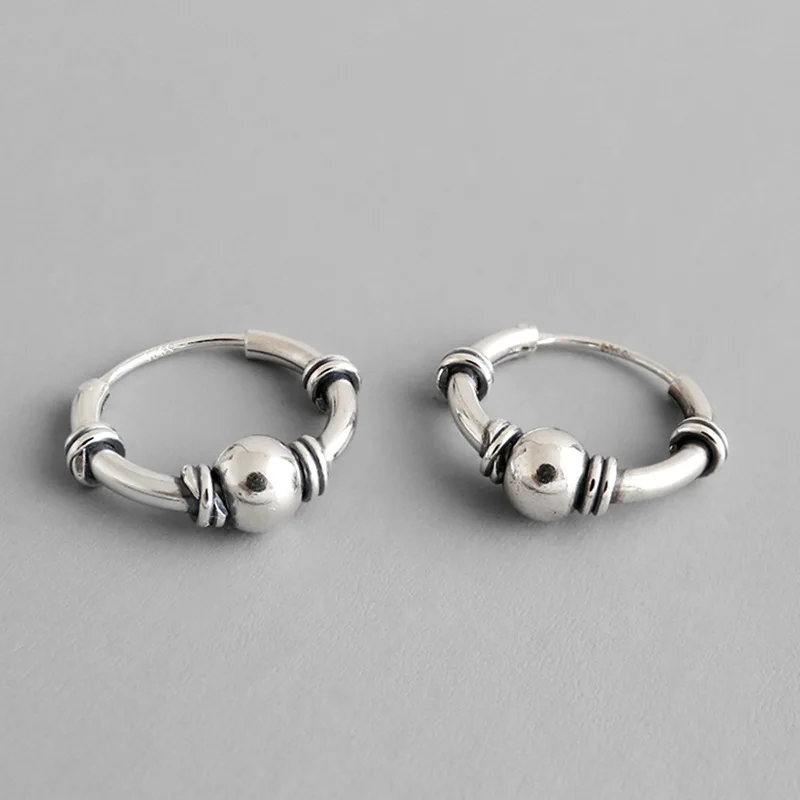 100% 925 Sterling Silver Hoop Earrings Vintage Simple Circle Earing Real Silver Fashion Korean Jewelry Party Fine Jewelry WDE006
100% 925 Sterling Silver Hoop Earrings Vintage Simple Circle Earing Real Silver Fashion Korean Jewelry Party Fine Jewelry WDE006