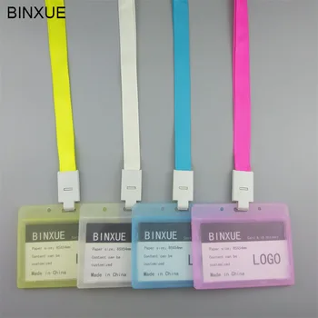 BINXUE Employees card Cover card Transparent Double view Hard ID holder badge Access control system Rope 1 cm wide
BINXUE Employees card Cover card Transparent Double view Hard ID holder badge Access control system Rope 1 cm wide