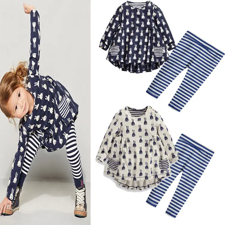 Fashion Children Kids Baby Girls Bunny Dress Toddler Cute Bunny Shirt Dress + Leggings Set Clothes 2pcs Outfits 2016 Dress Girl
Fashion Children Kids Baby Girls Bunny Dress Toddler Cute Bunny Shirt Dress + Leggings Set Clothes 2pcs Outfits 2016 Dress Girl
