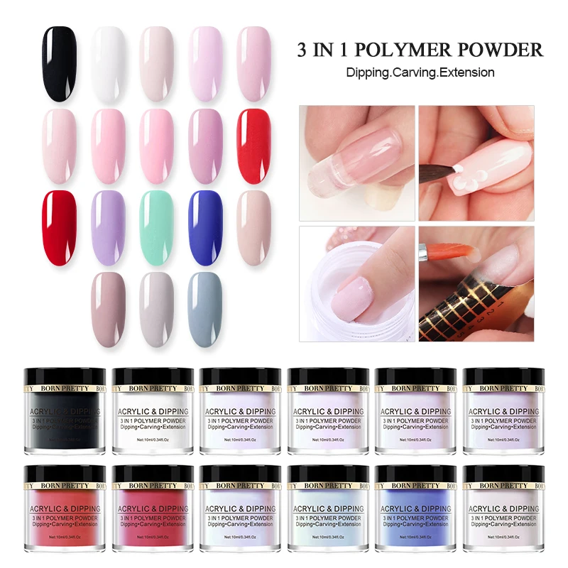 BORN PRETTY 10ml 3 In 1 Polymer Powder Acrylic Dipping DIY Design Carving Extension Powder Manicure Tool
BORN PRETTY 10ml 3 In 1 Polymer Powder Acrylic Dipping DIY Design Carving Extension Powder Manicure Tool