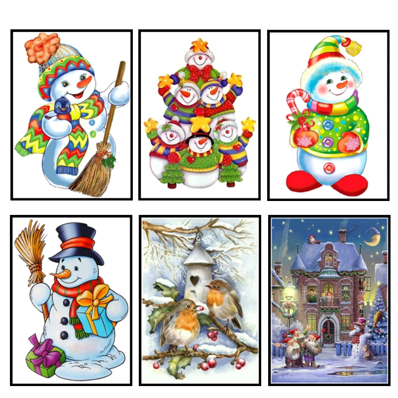 5D DIY Snowman Diamond Painting Embroidery Christmas Decoration Home Full Resin Rhinestone Diamond Mosaic Landscape
5D DIY Snowman Diamond Painting Embroidery Christmas Decoration Home Full Resin Rhinestone Diamond Mosaic Landscape