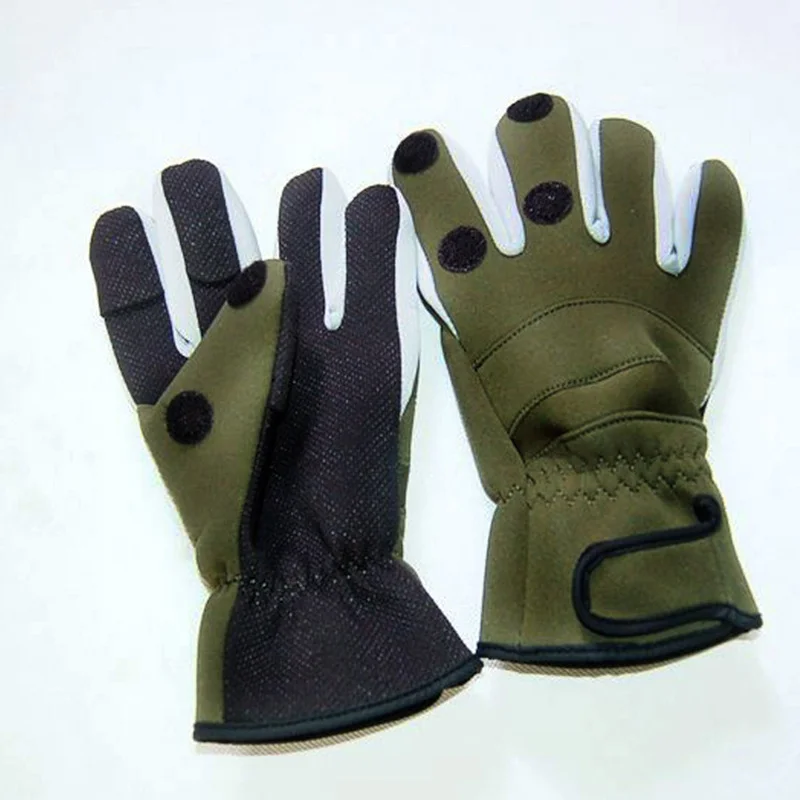 1 Pair 3 Cut Fingers Fishing Gloves Winter Hunting Riding Cycling Anti Slip Mitts Outdoor Sport Glove
1 Pair 3 Cut Fingers Fishing Gloves Winter Hunting Riding Cycling Anti Slip Mitts Outdoor Sport Glove