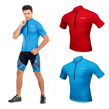 Lixada Men's Quick Dry Bike Biking Short Sleeve Shirt Ciclismo Cycling Jersey Tops Summer Racing Cycling Clothing Breathable
Lixada Men's Quick Dry Bike Biking Short Sleeve Shirt Ciclismo Cycling Jersey Tops Summer Racing Cycling Clothing Breathable