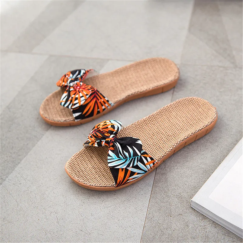 Summer Flax Home Women Slippers Floor Slides Beach Flip Flops Non-slip Ladies Indoor Bedroom Flat Slippers Hemp Sandals
Summer Flax Home Women Slippers Floor Slides Beach Flip Flops Non-slip Ladies Indoor Bedroom Flat Slippers Hemp Sandals