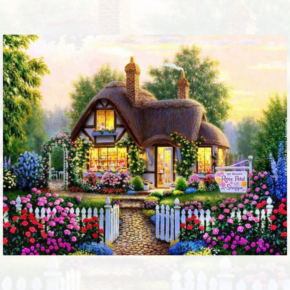 diamant painting Diamond painting Dream Cottage Diy Diamond Drawing crafts Needlework square drill diamond Mosaic pasted
diamant painting Diamond painting Dream Cottage Diy Diamond Drawing crafts Needlework square drill diamond Mosaic pasted