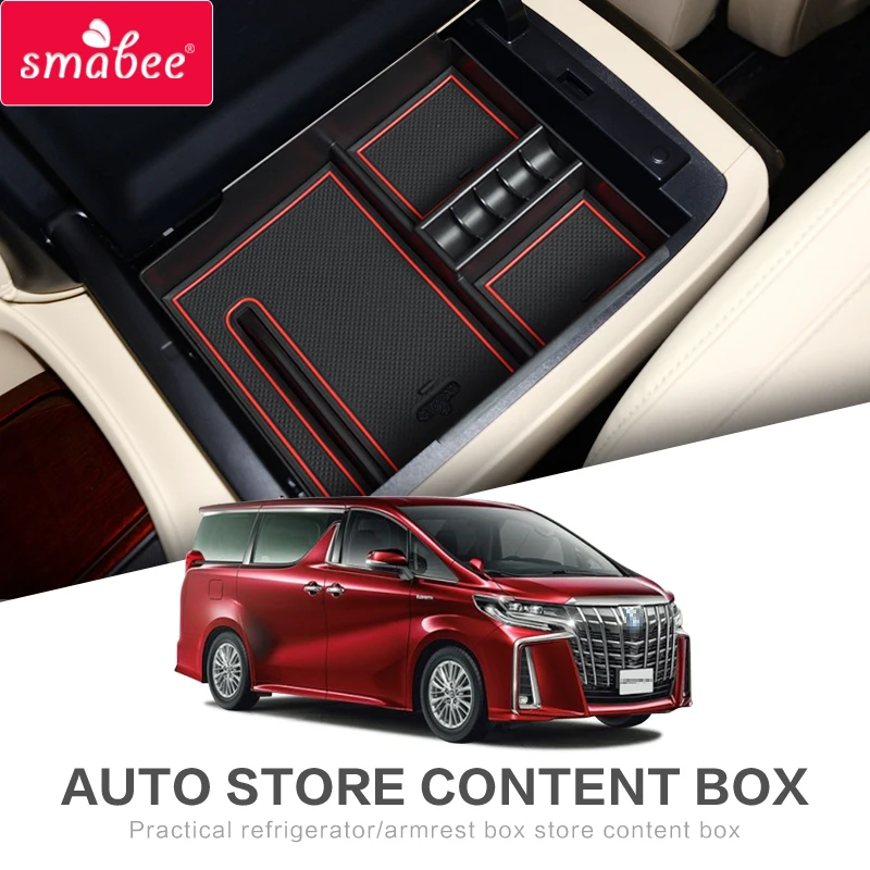 Автомобильный центральный подлокотник Smabee для Toyota Alphard vellfire AH30 2015-2018, контейнер для перчаток, ящик для хранения, лоток для консоли, автостайлинг
Автомобильный центральный подлокотник Smabee для Toyota Alphard vellfire AH30 2015-2018, контейнер для перчаток, ящик для хранения, лоток для консоли, автостайлинг