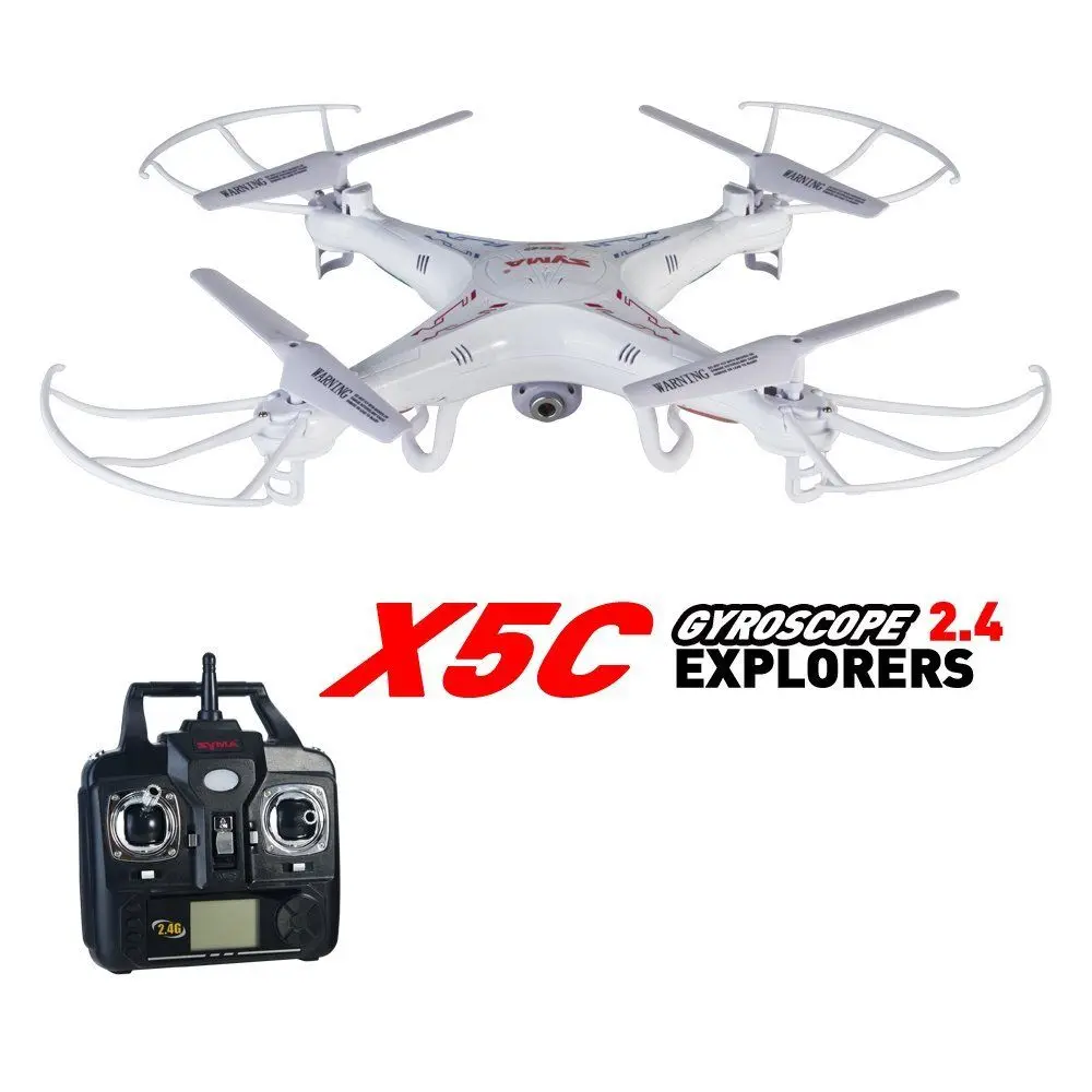 

X5C X5C-1 RC Quadcopter Drone Explorers 2.4Ghz 4CH 6-Axis Gyro 2MP HD Camera 8G Memory card RTF RC Helicopter Fly Toys
