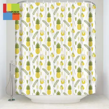 Colorful Fruit Custom Polyester waterproof curtain bathroom shower Rings Included 66" x 72"
Colorful Fruit Custom Polyester waterproof curtain bathroom shower Rings Included 66" x 72"