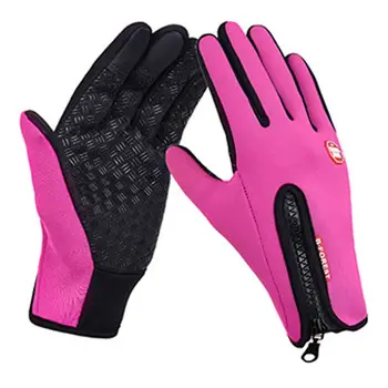 Unisex Winter Windproof Touch Screen Full Finger Gloves Thicken Lining Anti-Skid Mittens Outdoor Zipper Wrist Mittens
Unisex Winter Windproof Touch Screen Full Finger Gloves Thicken Lining Anti-Skid Mittens Outdoor Zipper Wrist Mittens