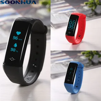 SOONHUA OLED Display Screen Smart Wristband Bluetooth Bracelet Heart Rate Blood Pressure Blood Oxygen Monitor Fitness Tracker
SOONHUA OLED Display Screen Smart Wristband Bluetooth Bracelet Heart Rate Blood Pressure Blood Oxygen Monitor Fitness Tracker