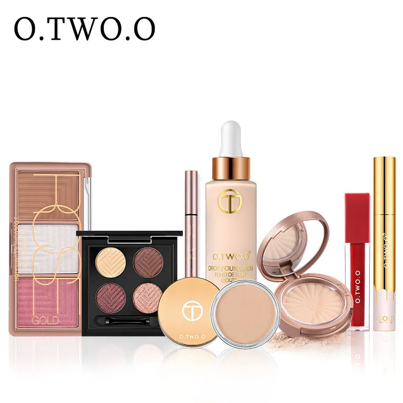 O.TWO.O Make up Set 8 PCS Face Powder Foundation Concealer Blush Kit Eyeshadow Eyeliner Mascara Lip Gloss Ladies Makeup Kit Gift
O.TWO.O Make up Set 8 PCS Face Powder Foundation Concealer Blush Kit Eyeshadow Eyeliner Mascara Lip Gloss Ladies Makeup Kit Gift