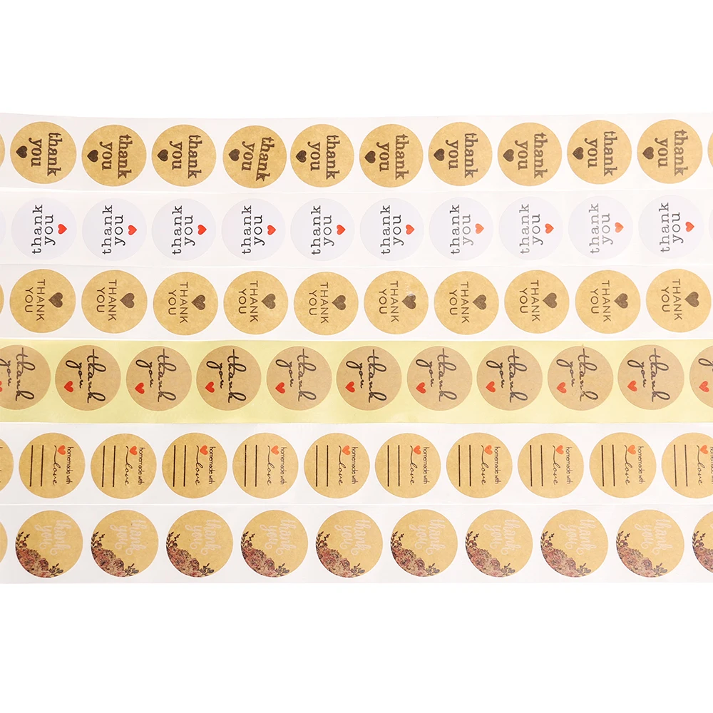 500pcs/set Handmade Wedding Decor Party Supplies Paper Thank You Kraft Stickers Package Label Sealing Tag Decoration Stickers
500pcs/set Handmade Wedding Decor Party Supplies Paper Thank You Kraft Stickers Package Label Sealing Tag Decoration Stickers