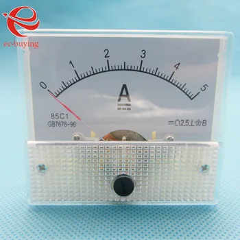 2pcs/lot DC 5A AMP Analog Current Panel Meters Ammeter Amperimetro Ampere Frequency Meter Measurer 0-5A
2pcs/lot DC 5A AMP Analog Current Panel Meters Ammeter Amperimetro Ampere Frequency Meter Measurer 0-5A