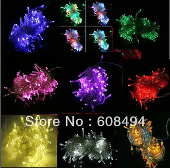 100 LED 10M/32FT Wedding Party Christmas Fairy String Lights LED STRING for Christmass XMAS wedding party tail plug- 9 COLORS
100 LED 10M/32FT Wedding Party Christmas Fairy String Lights LED STRING for Christmass XMAS wedding party tail plug- 9 COLORS
