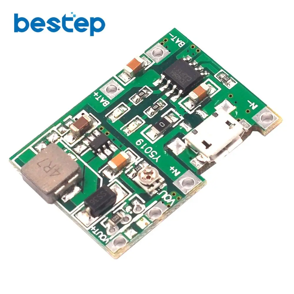 3.7V 5V 9V 2A Adjustable Step Up 18650 Lithium Battery Charging Discharge Integrated Module
3.7V 5V 9V 2A Adjustable Step Up 18650 Lithium Battery Charging Discharge Integrated Module