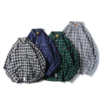 2019 Summer New Street Fashion Brand Neutral Fit Men's Four-color Plaid Thin Section Solid Color Youth Casual Shirt
2019 Summer New Street Fashion Brand Neutral Fit Men's Four-color Plaid Thin Section Solid Color Youth Casual Shirt