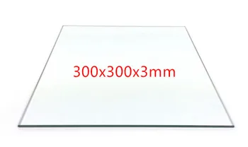 Reprap Prusa Mendel and AO series printer Lulzbot BOROSILICATE GLASS Borosilicate Glass Bed, 300mm x300mm
Reprap Prusa Mendel and AO series printer Lulzbot BOROSILICATE GLASS Borosilicate Glass Bed, 300mm x300mm