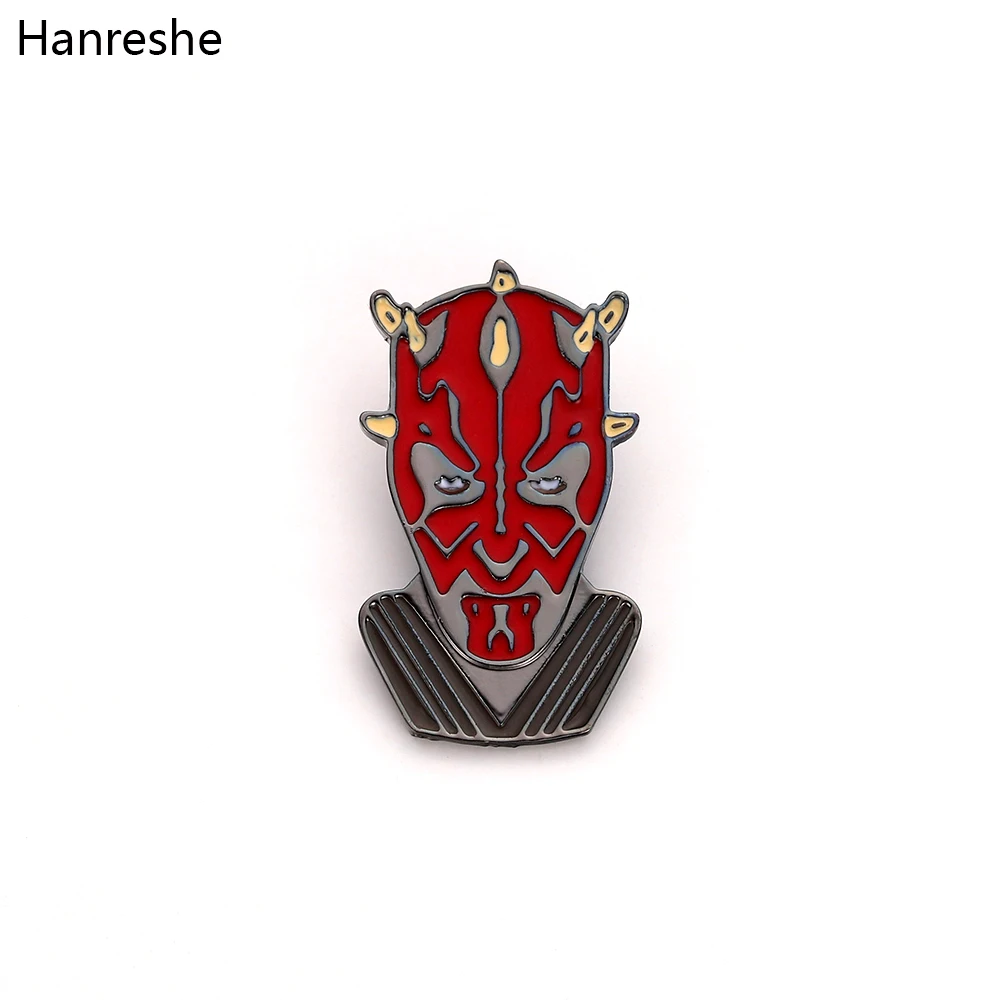 HANRESHE Darth Maul Star Wars Pin Sith Lord Enamel Brooches Cool Model Brooch Enamel lapel pin Men Women Gift Movie Jewelry
HANRESHE Darth Maul Star Wars Pin Sith Lord Enamel Brooches Cool Model Brooch Enamel lapel pin Men Women Gift Movie Jewelry