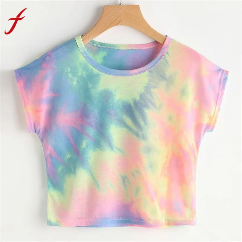 Feitong Hot Sale Casual T Shirt Women 2018 New Women's Tie Dye Short Sleeve Casual Loose Shirt Shop Owner Recommended Shirt
Feitong Hot Sale Casual T Shirt Women 2018 New Women's Tie Dye Short Sleeve Casual Loose Shirt Shop Owner Recommended Shirt