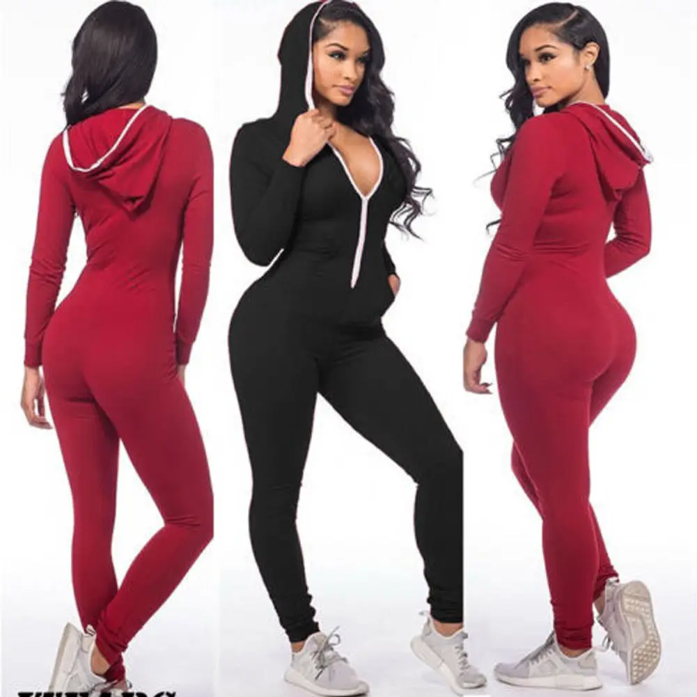 Warm Solid Zipper Bodysuit for Women Sexy Bodycon Skinny Body Suit Hooded Long Sleeve Playsuit Printed Romper Jumpsuits
Warm Solid Zipper Bodysuit for Women Sexy Bodycon Skinny Body Suit Hooded Long Sleeve Playsuit Printed Romper Jumpsuits