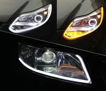2x White Amber Flexible Tube Style Switchback Headlight Headlamp Strip Angel Eye Decorative Light for BMW
2x White Amber Flexible Tube Style Switchback Headlight Headlamp Strip Angel Eye Decorative Light for BMW