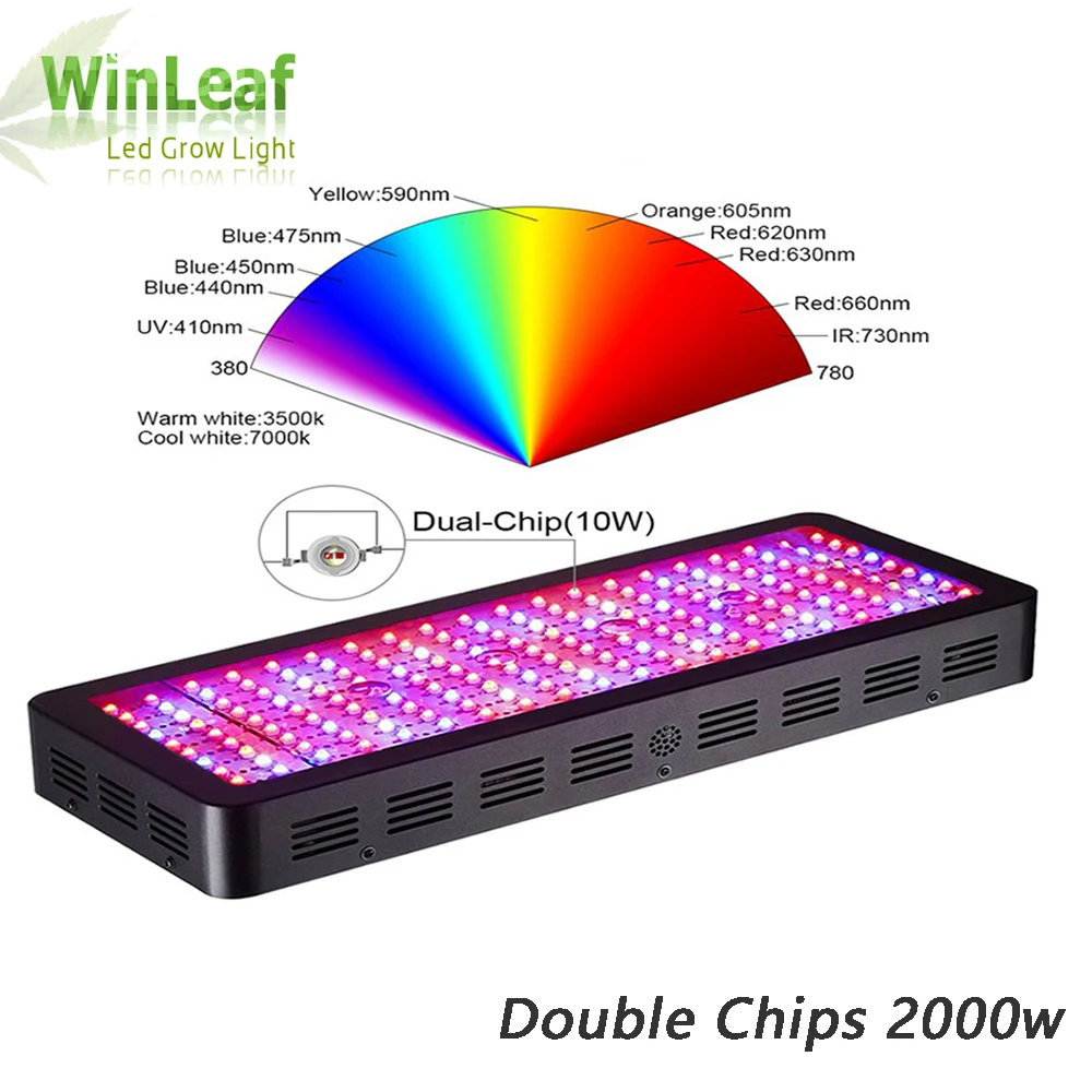 LED Grow Light Full Spectrum palnt grow lamp Double Chips For Indoor Plants greenhouse Hydroponics Seed and flowering
LED Grow Light Full Spectrum palnt grow lamp Double Chips For Indoor Plants greenhouse Hydroponics Seed and flowering