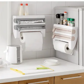 Kitchen Cling Film Sauce Bottle Storage Rack Towel Holder 1 Shelves+4 Screw+4 Adhesive Accessories 39*10*24cm Dropshipping #1101
Kitchen Cling Film Sauce Bottle Storage Rack Towel Holder 1 Shelves+4 Screw+4 Adhesive Accessories 39*10*24cm Dropshipping #1101