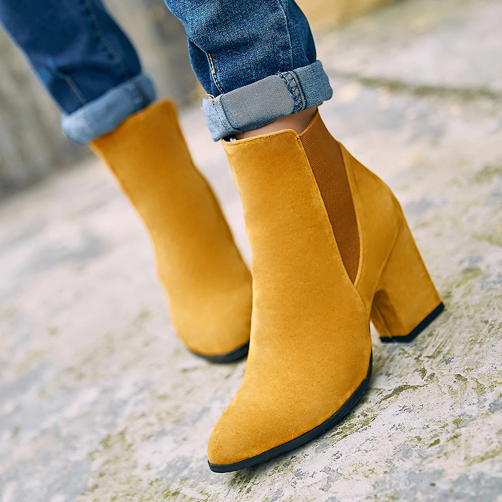 LAPOLAKA 2019 Fashion Big Size 43 Dropship Elastic Band Chunky High Heels Ankle Boots Woman Shoes Women Boots Female
LAPOLAKA 2019 Fashion Big Size 43 Dropship Elastic Band Chunky High Heels Ankle Boots Woman Shoes Women Boots Female