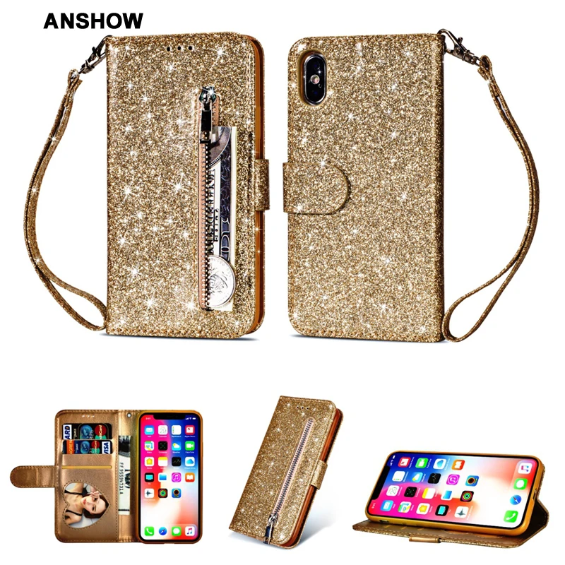 For Iphone XS MAX XR X 10 8 7 6 6S Note 9 S10 Plus Lite Multifunction Bling Glitter Leather Wallet Case Zipper Sparkle ID 1PCS
For Iphone XS MAX XR X 10 8 7 6 6S Note 9 S10 Plus Lite Multifunction Bling Glitter Leather Wallet Case Zipper Sparkle ID 1PCS