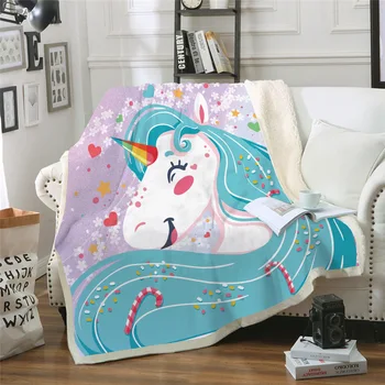 Dream NS Hot Sale Blanket Air Conditioner Blanket Thicken Double Layer Plush 3D Digital Print Blanket Unicorn Series
Dream NS Hot Sale Blanket Air Conditioner Blanket Thicken Double Layer Plush 3D Digital Print Blanket Unicorn Series