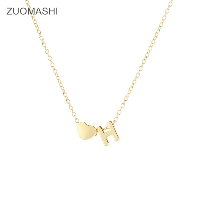 New Fashion Dainty 26 letters and Heart charm Necklace Personalized chain Necklace initial Name Jewelry friend gift collar
New Fashion Dainty 26 letters and Heart charm Necklace Personalized chain Necklace initial Name Jewelry friend gift collar