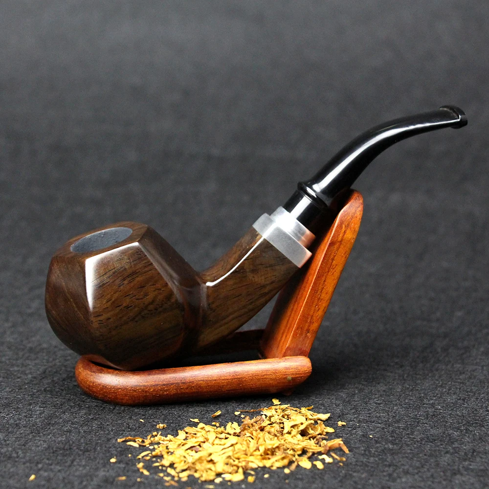 Creative Hexagon Bowl Smoking Pipe High Quality Ebony Wood Pipe 9mm Filter Tobacco Pipe Handmade Wooden Pipe Smoke Accessory
Creative Hexagon Bowl Smoking Pipe High Quality Ebony Wood Pipe 9mm Filter Tobacco Pipe Handmade Wooden Pipe Smoke Accessory