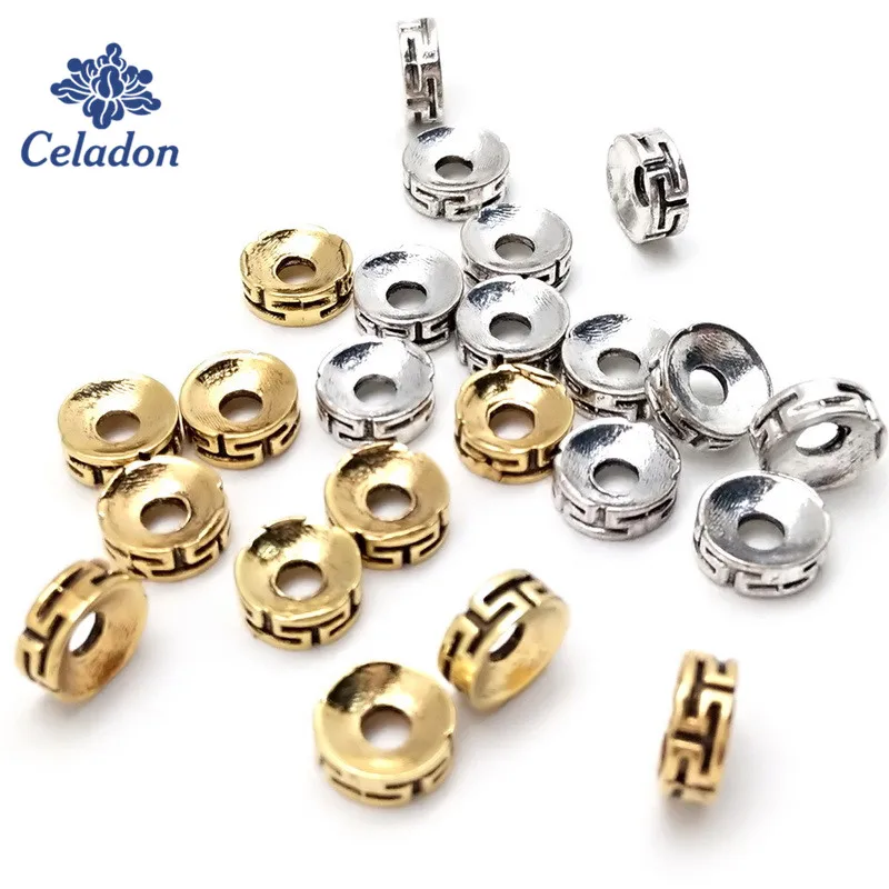 30pcs/lot 7*3mm T Pattern Concave Shape Zinc Alloy Metal Spacer Beads for DIY Bracelet Necklace Jewelry Findings Making
30pcs/lot 7*3mm T Pattern Concave Shape Zinc Alloy Metal Spacer Beads for DIY Bracelet Necklace Jewelry Findings Making